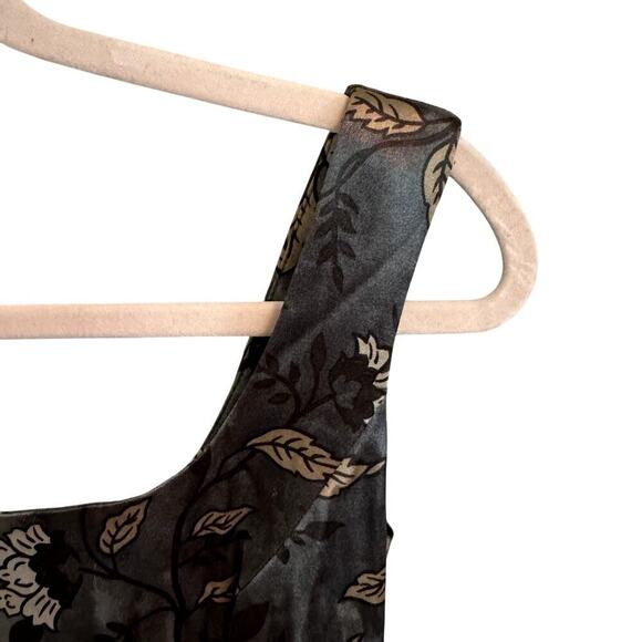 VTG Stefanel Teal Blue Silky Dress Women's Size Small - Picture 3 of 7